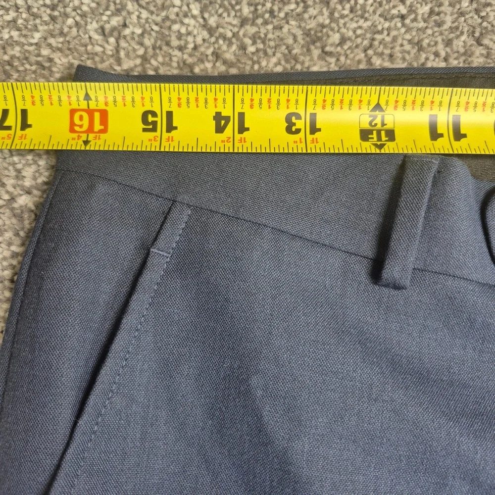 Perry Ellis Portfolio Suit Mens 38S Blue Slim Fit 2-Piece Blazer Pants 32x32